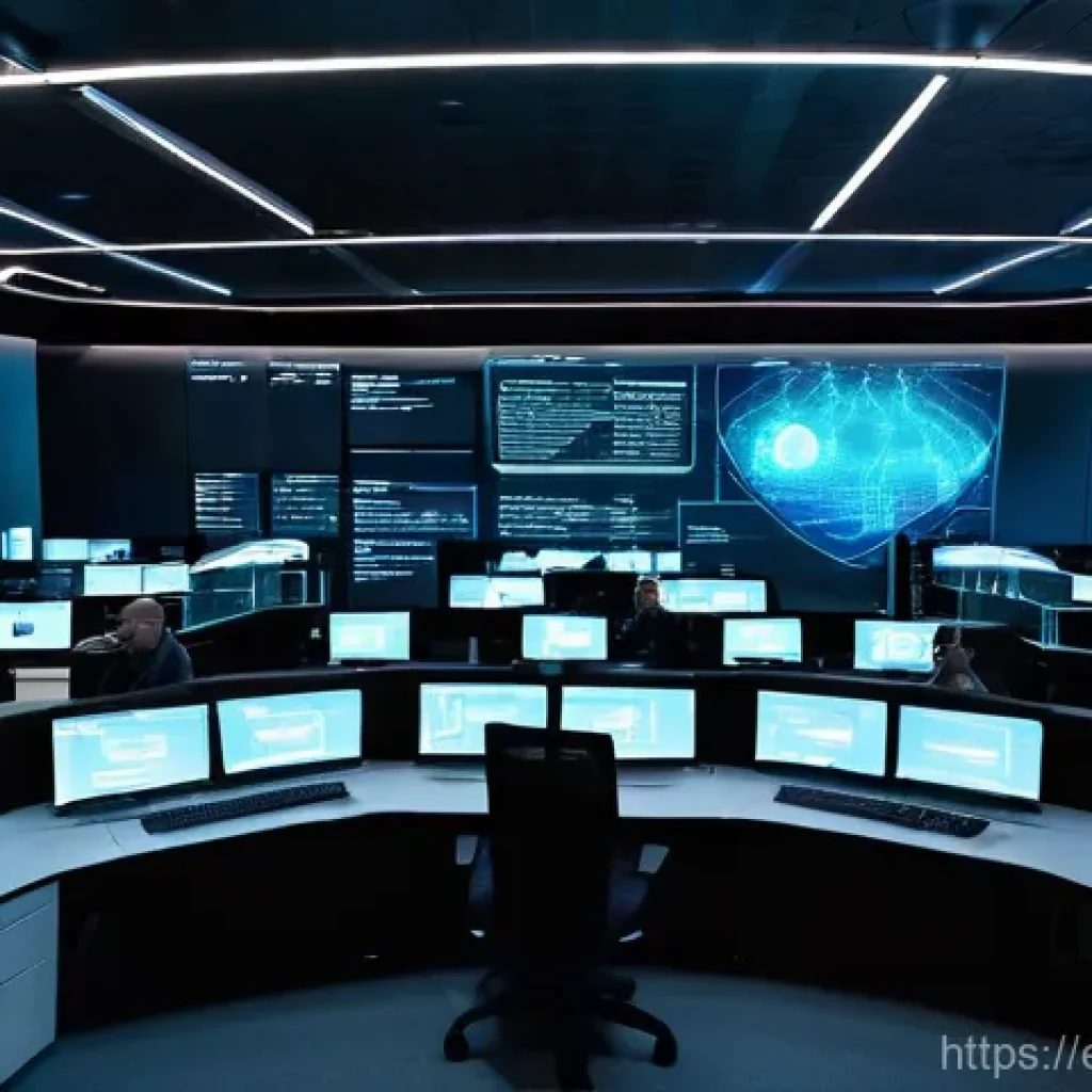 군사 전략과 방위정책 - **Prompt 1: The Heart of Cyberdefense**
    "A wide-angle, highly detailed shot of a state-of-the-ar...